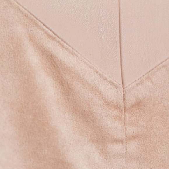 Zara Faux Leather/Suede Shift Dress - Picture 4 of 4